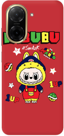 Xiaomi Redmi A5 Labubu Mario Rote Silikon-TPU-Handyhülle