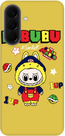 Samsung Galaxy A17 Labubu Mario Gelbe Silikon-TPU-Handyhülle