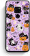 Smartfits Halloween Black Cats On Lilac Huawei Mate 20 Θήκη