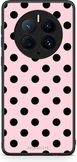 Smartfits Black Polka Dots On Pink Huawei Mate 50 Pro Θήκη