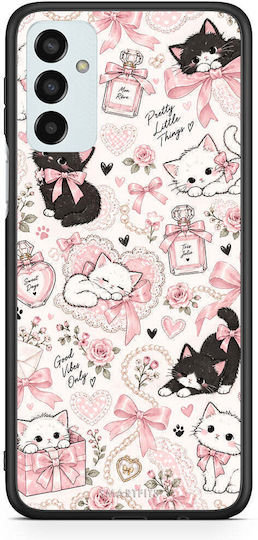 Smartfits Pinke Schleifen Kätzchen Collage Samsung Galaxy M23 F23 Hülle