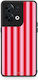 Smartfits Red Pink Vertical Pinstripes Oppo Reno8 5g Θήκη
