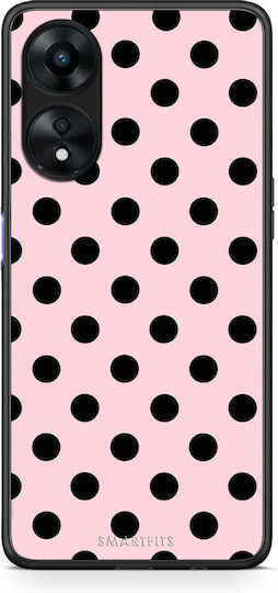 Smartfits Black Polka Dots on Pink Oppo A78 5G Case