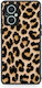 Smartfits Leopard Print Tan Small Oppo Reno7 Lite Θήκη