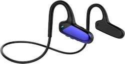 F808 Open Ear Căști Bluetooth Handsfree Albastre