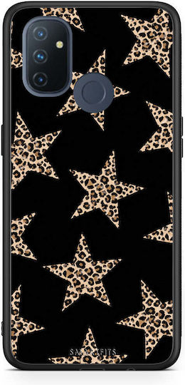 Smartfits Husă Leopard Stars On Black OnePlus Nord N100