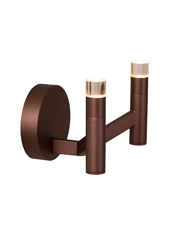 Lucide 21251-02-96 Wellington Wall Light Brown ...