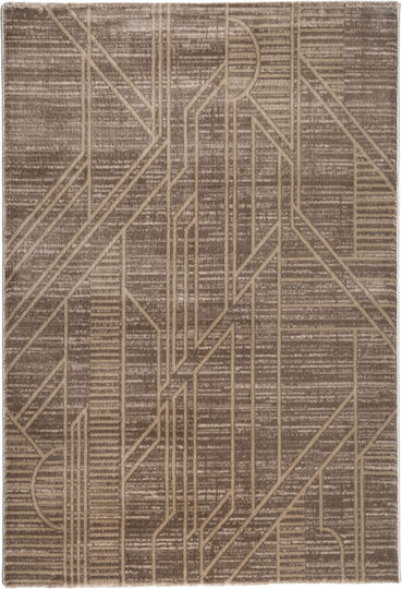 Isexan Allegra Wohnzimmer Teppich Rechteckig Beige 133x195cm