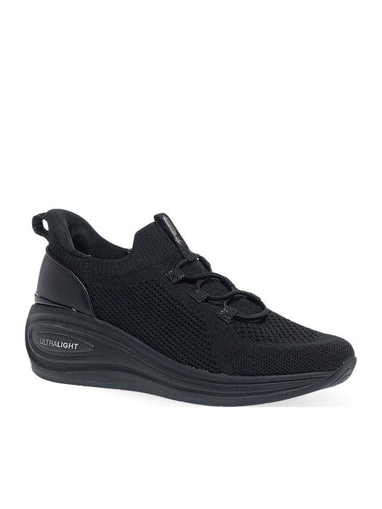 Anatomische Damen-Sneakers Schwarz