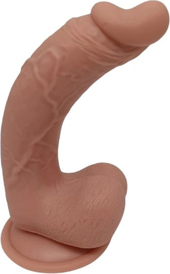 Passion Labs Ρεαλιστικό Dildo με Όρχεις και Βεντούζα Flesh
