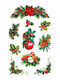 Αυτοκολλητα Bsb Glitter Christmas 1 Φύλλο