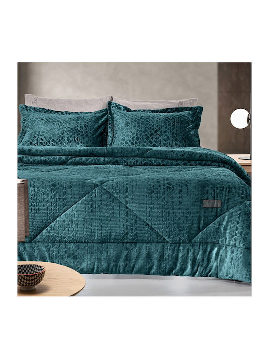 Guy Laroche Sherpa Comforter Set King Size 260x...
