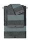 Guy Laroche Celestia Bath Towel 70x140 cm Aqua-Anthracite 3 Pieces