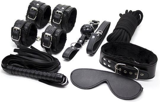 Guilty Toys BDSM Kit σε Μαύρο Χρώμα 7τμχ