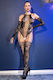 Sexy Body mit Handschuhen Chilirose Cr-4657 Schwarz