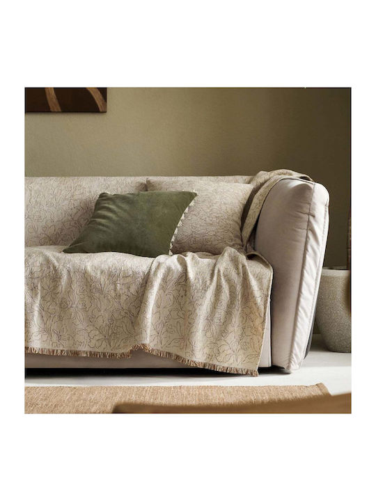 Gofis Home Aradia Chenille Armchair Throw 180x1...