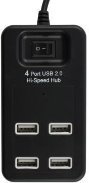 Diva Hub USB cu 4 porturi USB 2.0 și conexiune USB-A