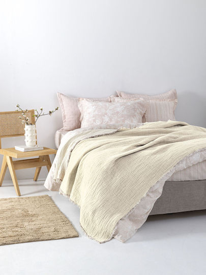 Palamaiki Mous Single Muslin Blanket 170x240cm Natural
