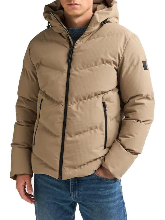 Petrol Industries Μπουφάν Puffer Natural Oak