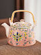 Spacecow Порцеланов чайник Розов 900ml