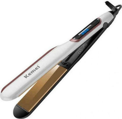 KM-9623 Hair Straightener with Ceramic Plates