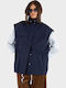 Ärmellose Damen Winterjacke Dark Blue