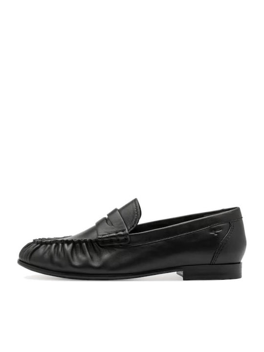 Leather Women's Loafers in Black