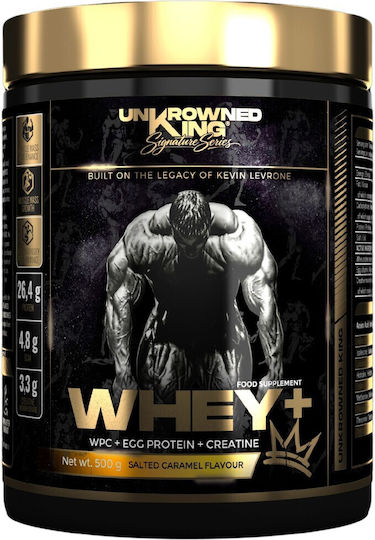 Unkrowned King Whey+ Суроватъчен Протеин с Креатин и Вкус Солен Карамел 500 г