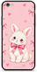 Smartfits White Bunny Pink Bows Iphone 6 6s Θήκη