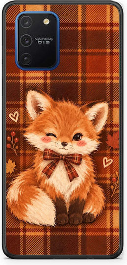 Smartfits Fox On Autumn Tartan Калъф за Samsung Galaxy S10 Lite