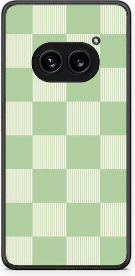 Smartfits Sage Cream Gestreifte Karos Nothing Phone 2a Hülle