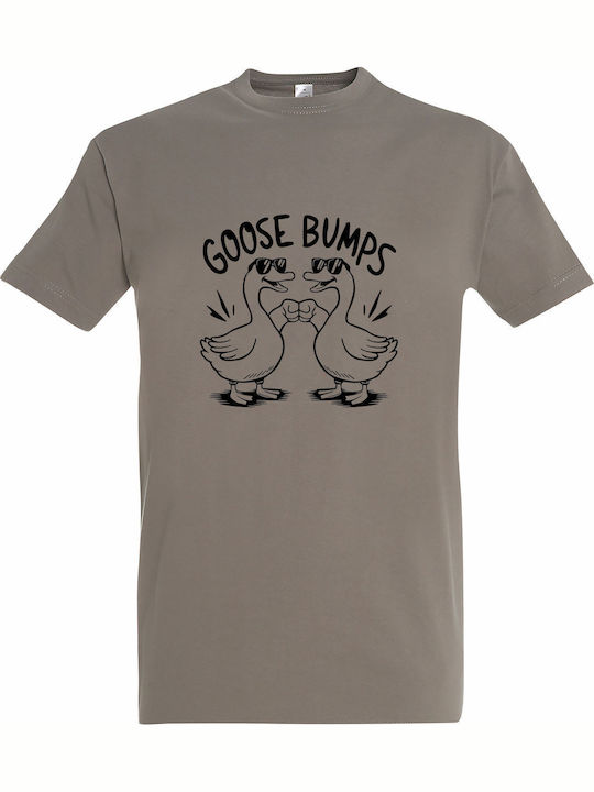 Унисекс тениска „Goose Bumps Funnt Goose Fist B...
