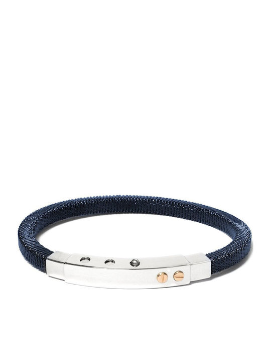 Borsari Men's Gold-Plated Steel Bracelet