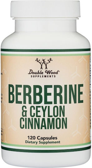 Double Wood Berberine & Ceylon Cinnamon 250mg 120 κάψουλες