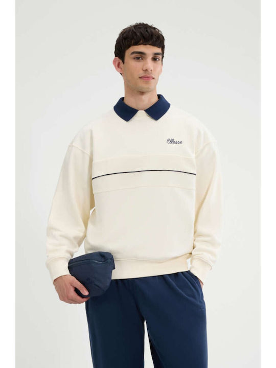Ellesse Weißer Hoodie mit Kapuze