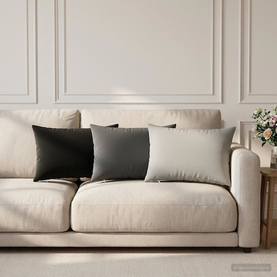 vidaXL Pernă de canapea Heerlen neagră 40x60 cm