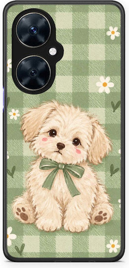 Smartfits Puppy Daisies On Sage Gingham Huawei Nova 11i Θήκη