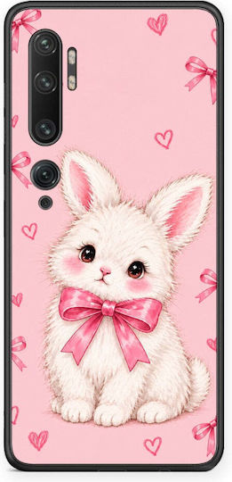 Smartfits White Bunny Pink Bows Xiaomi Mi Note 10 10 Pro Θήκη