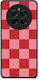 Smartfits Red Pink Striped Checks Realme 12 4g 12+ 13 4g Θήκη