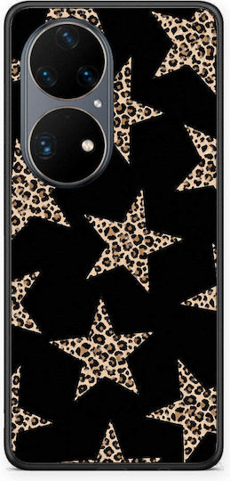 Smartfits Leopard Stars On Black Huawei P50 Pro Θήκη