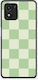 Smartfits Sage Cream Striped Checks Vivo Y01 Y15s Case