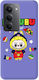 Xiaomi Redmi 15 Labubu Mario Lila Silikon-TPU-Handyhülle