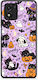 Smartfits Halloween Pisici Negre pe Lila Husă pentru Vivo Y01 Y15s