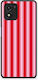 Smartfits Red Pink Vertical Pinstripes Vivo Y01 Y15s Θήκη