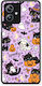 Smartfits Halloween Black Cats On Lilac Motorola Moto G54 Case