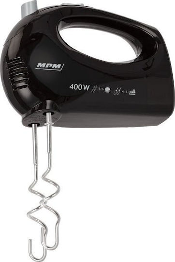 MPM Handmixer 400 W Schwarz