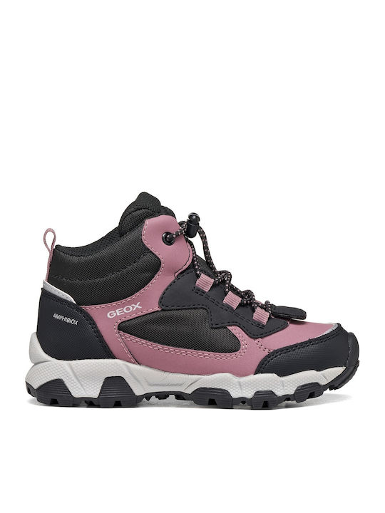 Geox Magnetar Kinderstiefel mit Schnürsenkeln B...