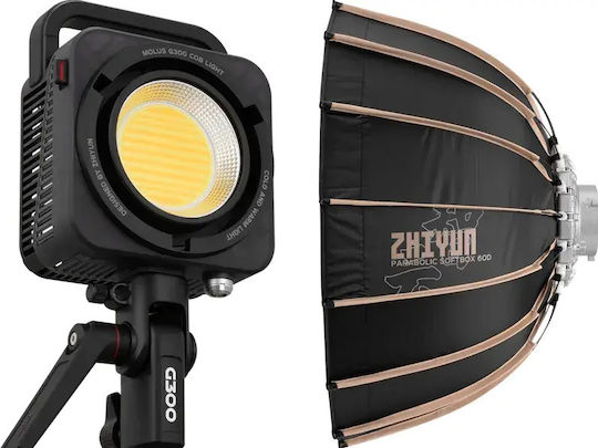 Zhiyun Molus G300 Lumină LED COB Softbox Parabolic de 60 cm cu Montură Bowens
