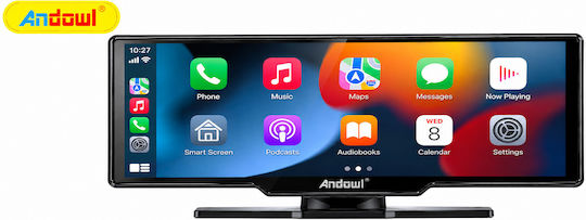 Andowl CMP-10 10,1" Touchscreen-Multimedia-Bildschirm für das Armaturenbrett mit Apple CarPlay / GPS