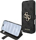 Case Iphone 18 Pro Iphone 17 Pro Guess Book 4g Metal Logo Black